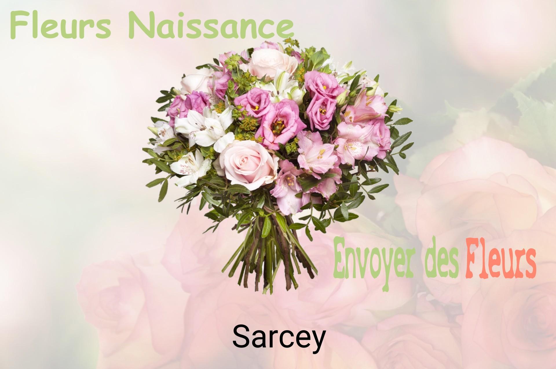 Bouquet de fleurs de naissance livré à Sarcey