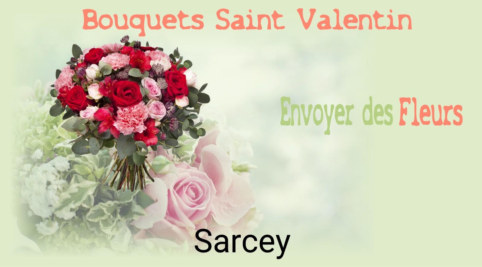 Roses de Saint-Valentin livrées à Sarcey